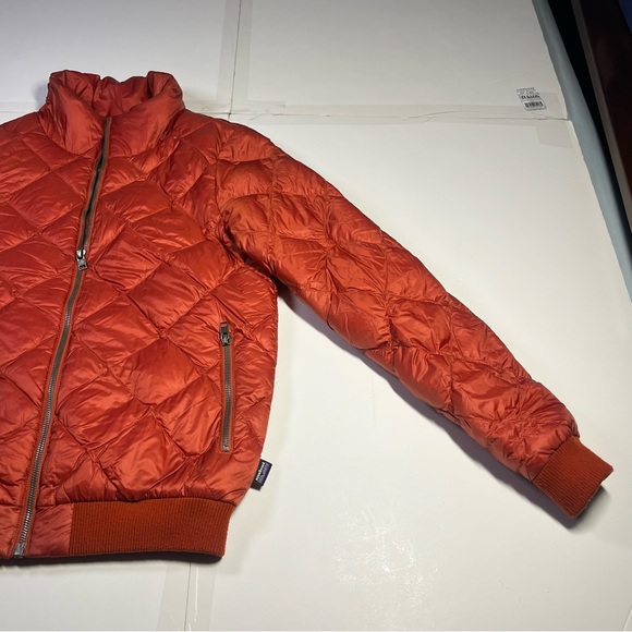 Patagonia Worn Wear Women’s Small Prow Bomber Jacket Quilted Down Roots Red 2017 - Picture 5 of 16